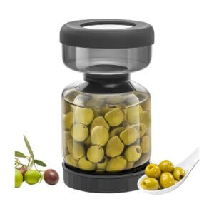 Olive pickle strainer.